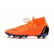 Bota Nike Mercurial Superfly 6 Elite AG Pro Naranja Negro