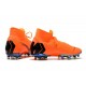 Bota Nike Mercurial Superfly 6 Elite AG Pro Naranja Negro