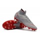 Bota Nike Mercurial Superfly 6 Elite AG Pro Gris Rojo