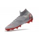 Bota Nike Mercurial Superfly 6 Elite AG Pro Gris Rojo