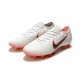 Nike Botas Mercurial Vapor 12 Elite AG-PRO Blanca Naranja