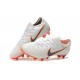 Nike Botas Mercurial Vapor 12 Elite AG-PRO Blanca Naranja