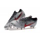 Nike Botas Mercurial Vapor 12 Elite AG-PRO Neymar Blanco Rojo Negro