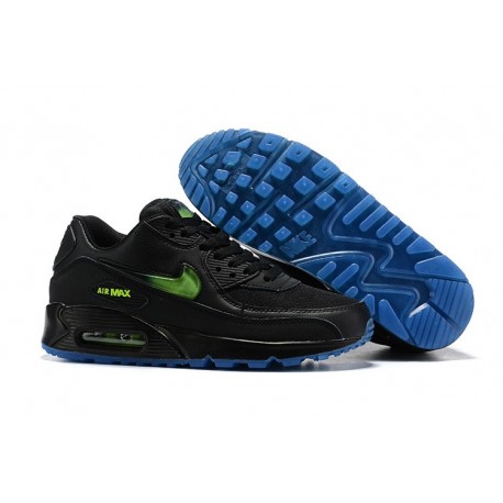 Nike Zapatos Air Max 90 Hombre Negro Verde