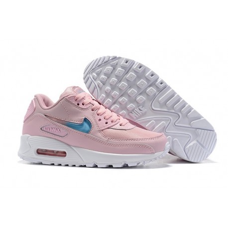 Nike Zapatos Air Max 90 Mujer Rosa Azul