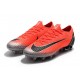 Nike Botas Mercurial Vapor 12 Elite AG-PRO Rojo Negro Plata