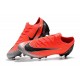 Nike Botas Mercurial Vapor 12 Elite AG-PRO Rojo Negro Plata