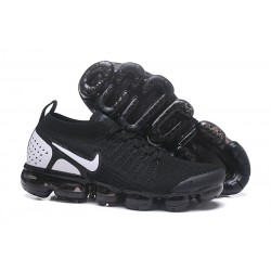 Nike Air VaporMax Flyknit 2 2018 Hombre Mujer - Negro Blanco