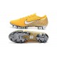 Neymar Nike Botas Mercurial Vapor 12 Elite AG-PRO Amarillo Blanco