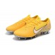 Neymar Nike Botas Mercurial Vapor 12 Elite AG-PRO Amarillo Blanco