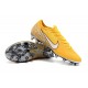 Neymar Nike Botas Mercurial Vapor 12 Elite AG-PRO Amarillo Blanco