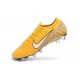 Neymar Nike Botas Mercurial Vapor 12 Elite AG-PRO Amarillo Blanco