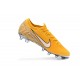 Neymar Nike Botas Mercurial Vapor 12 Elite AG-PRO Amarillo Blanco