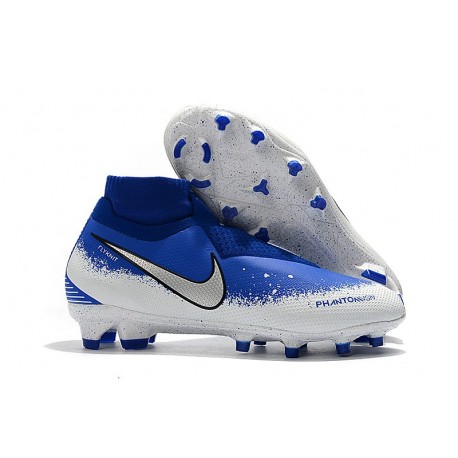 Nike Zapatillas Phantom VSN Elite DF FG - Azul Blanco