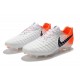 Bota de fútbol Nike Tiempo Legend 7 Elite FG - Blanco Naranja