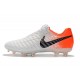 Bota de fútbol Nike Tiempo Legend 7 Elite FG - Blanco Naranja