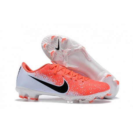 Nike Mercurial Vapor 12 Elite FG Botas Hombre Rojo Blanco Negro