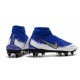 Nike Phantom Vision Elite DF SG-PRO AC Hombres - Azul Blanco