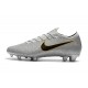 Nike Mercurial Vapor 12 Elite FG Botas Hombre Plata Negro