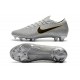 Nike Mercurial Vapor 12 Elite FG Botas Hombre Plata Negro