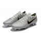 Nike Mercurial Vapor 12 Elite FG Botas Hombre Plata Negro