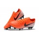 Nike Mercurial Vapor 12 Elite SG Botas Hombre Naranja Negro