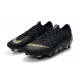 Nike Mercurial Vapor 12 Elite SG Botas Hombre Negro Or