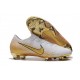 Nike Mercurial Vapor 12 Elite FG Botas Hombre Blanco Oro