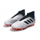 Botas adidas Predator 19+ FG para Adultos - Plata Negro Rojo