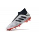 Botas adidas Predator 19+ FG para Adultos - Plata Negro Rojo