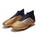 Botas adidas Predator 19+ FG para Adultos - Oro Plata Rojo