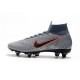 Nike Mercurial Superfly 6 Elite SG-Pro Anti-Clog Gris Negro