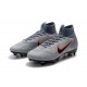 Nike Mercurial Superfly 6 Elite SG-Pro Anti-Clog Gris Negro