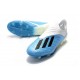 Zapatillas de Fútbol adidas X 18+ FG Azul Blanco Negro