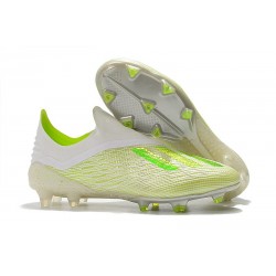 Zapatillas de Fútbol adidas X 18+ FG Blanco Verde