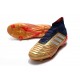 Zapatillas de Futbol adidas Predator 19.1 FG - Oro Rojo Plata