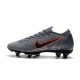 Nike Mercurial Vapor 12 Elite SG Botas Hombre Gris Naranja