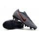 Nike Mercurial Vapor 12 Elite SG Botas Hombre Gris Naranja