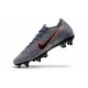 Nike Mercurial Vapor 12 Elite SG Botas Hombre Gris Naranja