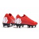 Nike Mercurial Vapor 12 Elite SG Botas Hombre Rosso Blanco