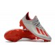 Zapatillas de fútbol adidas X 19.1 FG Plata Rojo