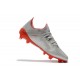 Zapatillas de fútbol adidas X 19.1 FG Plata Rojo