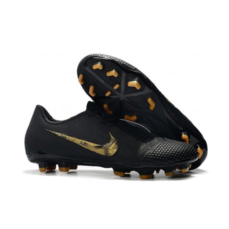 Nike Phantom VNM Elite FG Zapatillas de Tacos Negro Oro