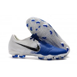 Nike Phantom VNM Elite FG Zapatillas de Tacos Blanco Azul Negro