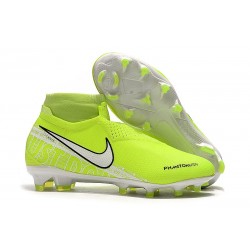 Nike Zapatillas Phantom VSN Elite DF FG - Amarillo Fluorescente Blanco