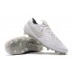 Bota de Fútbol Nike Tiempo Legend VIII Elite FG Blanco Platino Gris