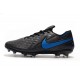 Bota de Fútbol Nike Tiempo Legend VIII Elite FG Negro Azul