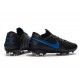 Bota de Fútbol Nike Tiempo Legend VIII Elite FG Negro Azul