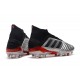 Zapatillas de Futbol adidas Predator 19.1 FG - Metal Negro Rojo