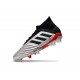 Zapatillas de Futbol adidas Predator 19.1 FG - Metal Negro Rojo